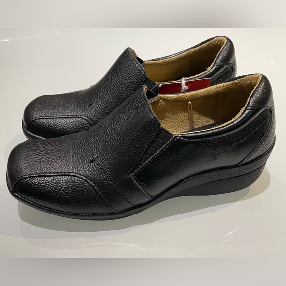 *NEW* Leather Dr. Scholl's Bonnie Casual Black Slip-On Woman’s Loafers - Picture 10 of 12